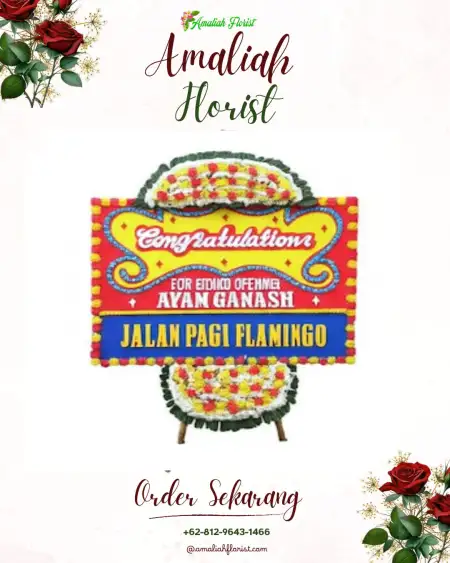 Sewa Papan Bunga Baiya